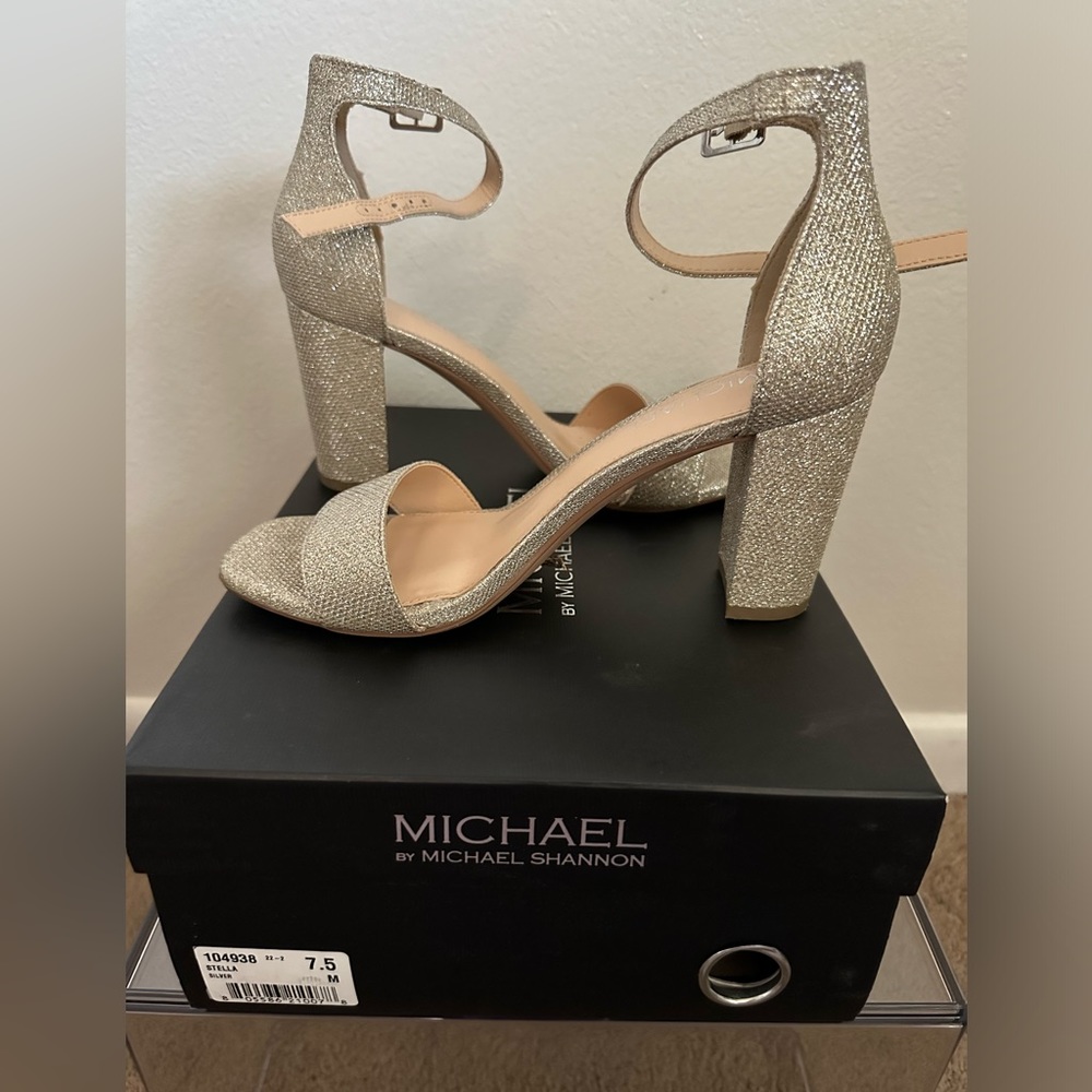 Michael by Michael Shannon Stella block heels.